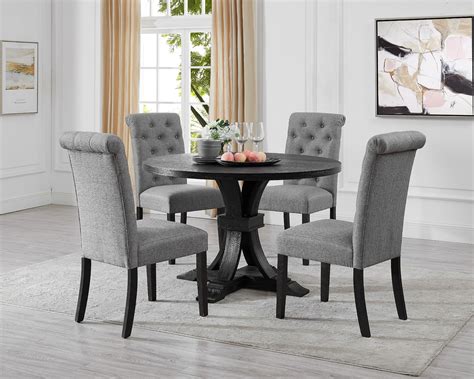 Deal Black Table And Chair Set